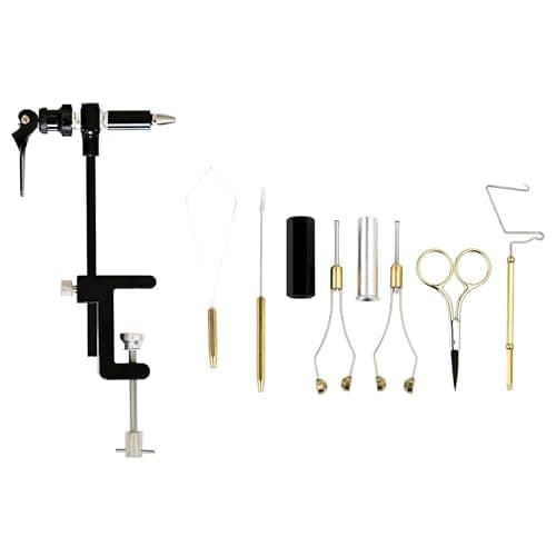 Fly Tying Kit & Rotary Fly Tying Vise for Beginners, 360° Vise product photo