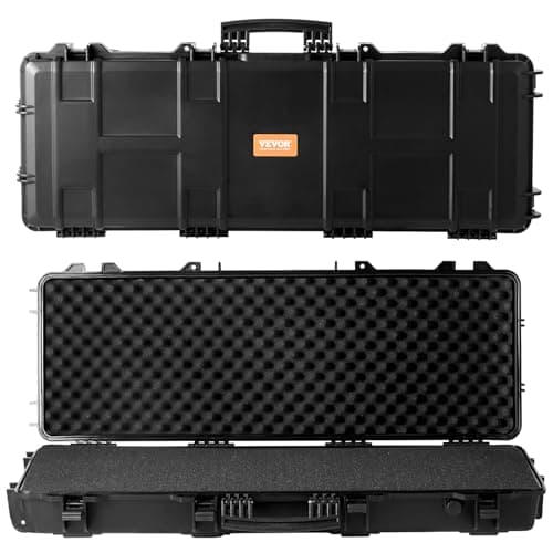 VEVOR 42 inch Lockable Hard Rifle Case with Wheels product photo