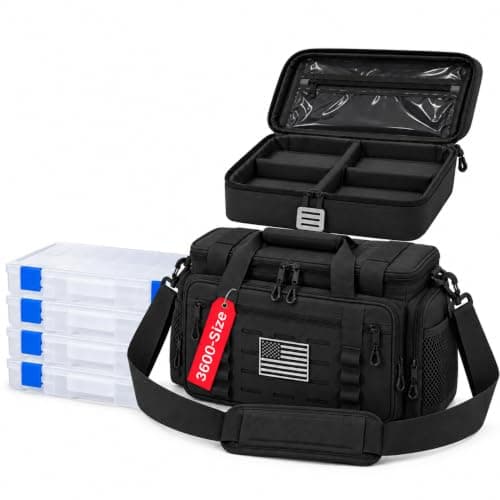 GEARALL Fishing Tackle Bag, 3600 Tackle Box Organizer with MOLLE System product photo