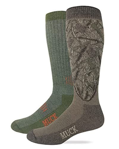 MUCK Boot Merino Wool Blend Camo Tall Boot Socks (2 Pair) product photo