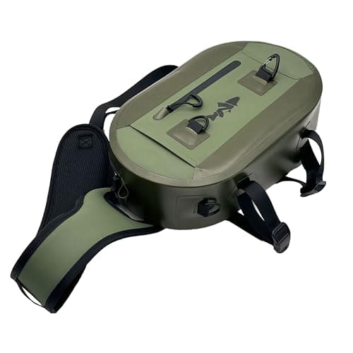 NIRVANA On The Fly Waterproof Sling Pack, 7.5 L Olive product photo