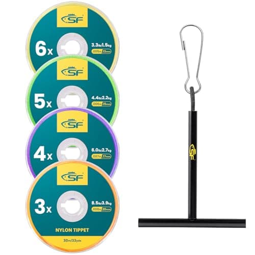SF Nylon Fly Fishing Tippet, 3X-6X 30m Spools product photo