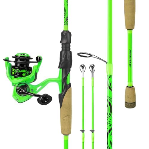 KastKing Zephyr Dual-Tip Spinning Combo, 2000 Reel, 6'0" L & ML product photo