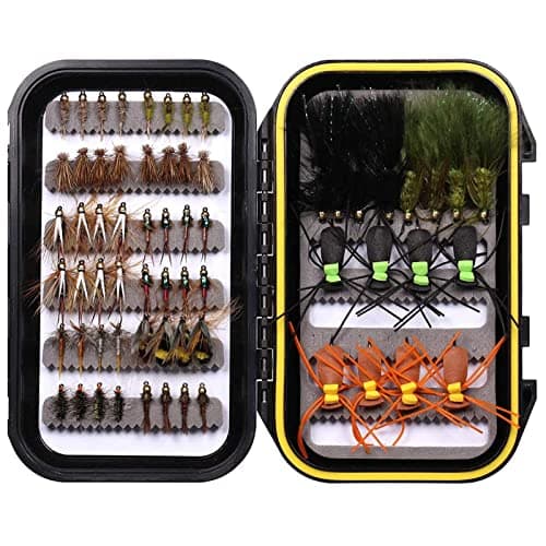 Wifreo 64-Piece Fly Assortment with Waterproof Fly Box product photo