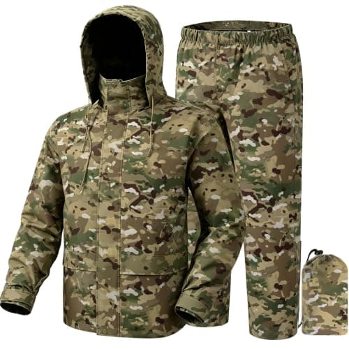 Fousam Lightweight Camo Rain Suit product photo