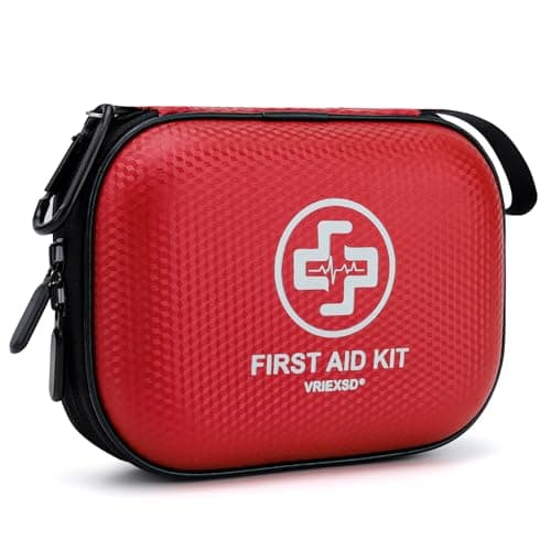 Mini First Aid Kit, 150 Piece Waterproof Hard Shell product photo
