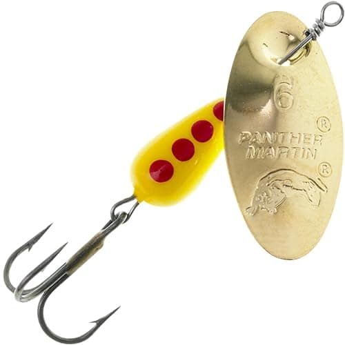 Panther Martin Classic Regular Gold/Yellow Inline Spinner, 1/8 oz product photo