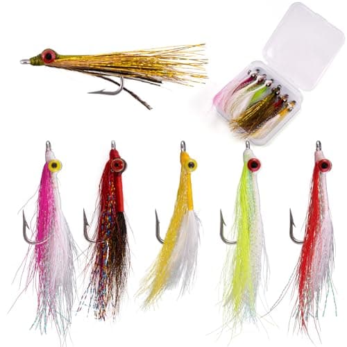 Dr.Fish Clouser Minnow Streamer Flies, 6 Pack product photo