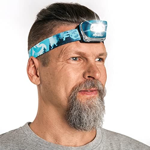 Foxelli LED Headlamp (White & Red) product photo