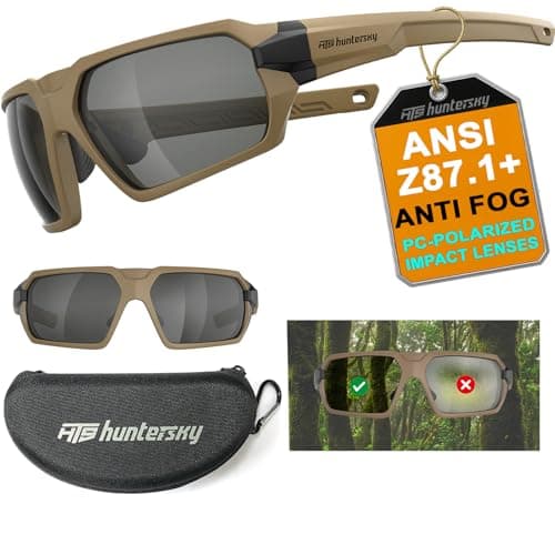 HTS HUNTERSKY Q37 Polarized Tactical Shooting Glasses product photo