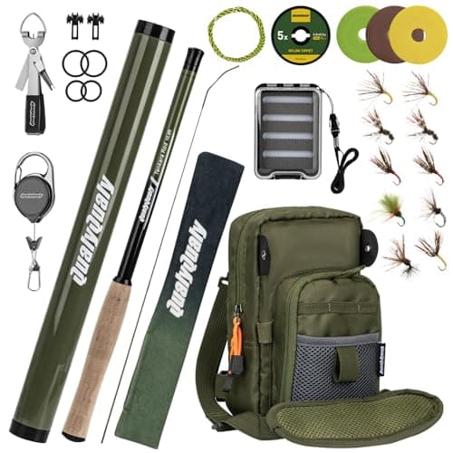 QualyQualy Tenkara Fly Rod Combo Beginner Kit, 10.6 ft / 11.6 ft product photo