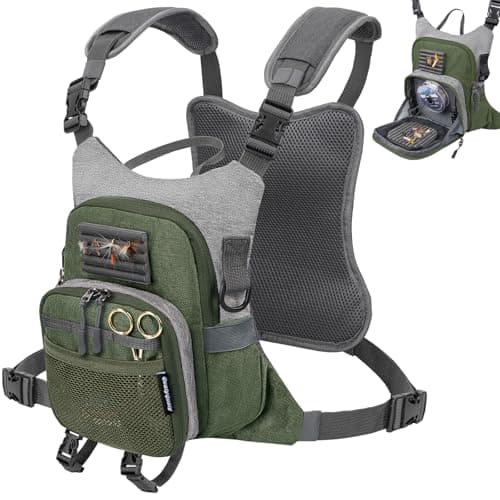 QulayQualy Fly Fishing Chest Pack Vest product photo